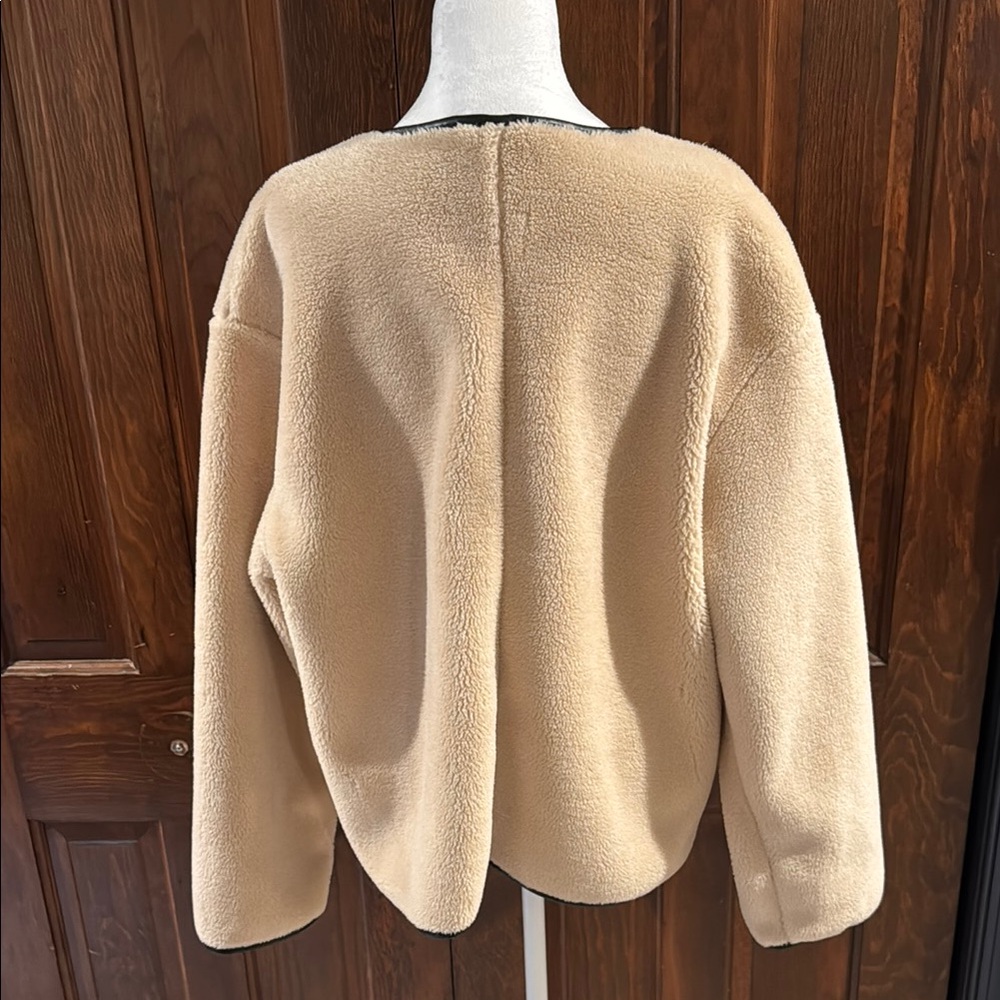 Cozy Tan Toggle Jacket - image 2